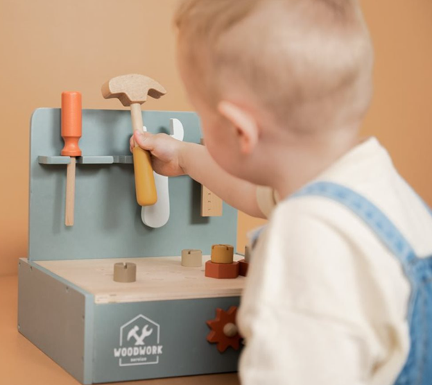 Little Dutch mini banc de lucru din lemn FSC 2 ani+