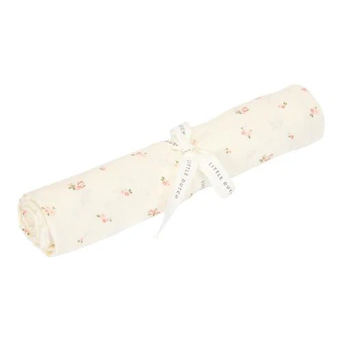 Little Dutch muselina de infasat 120x120 cm 0m+ 1 buc Fairy Blossom