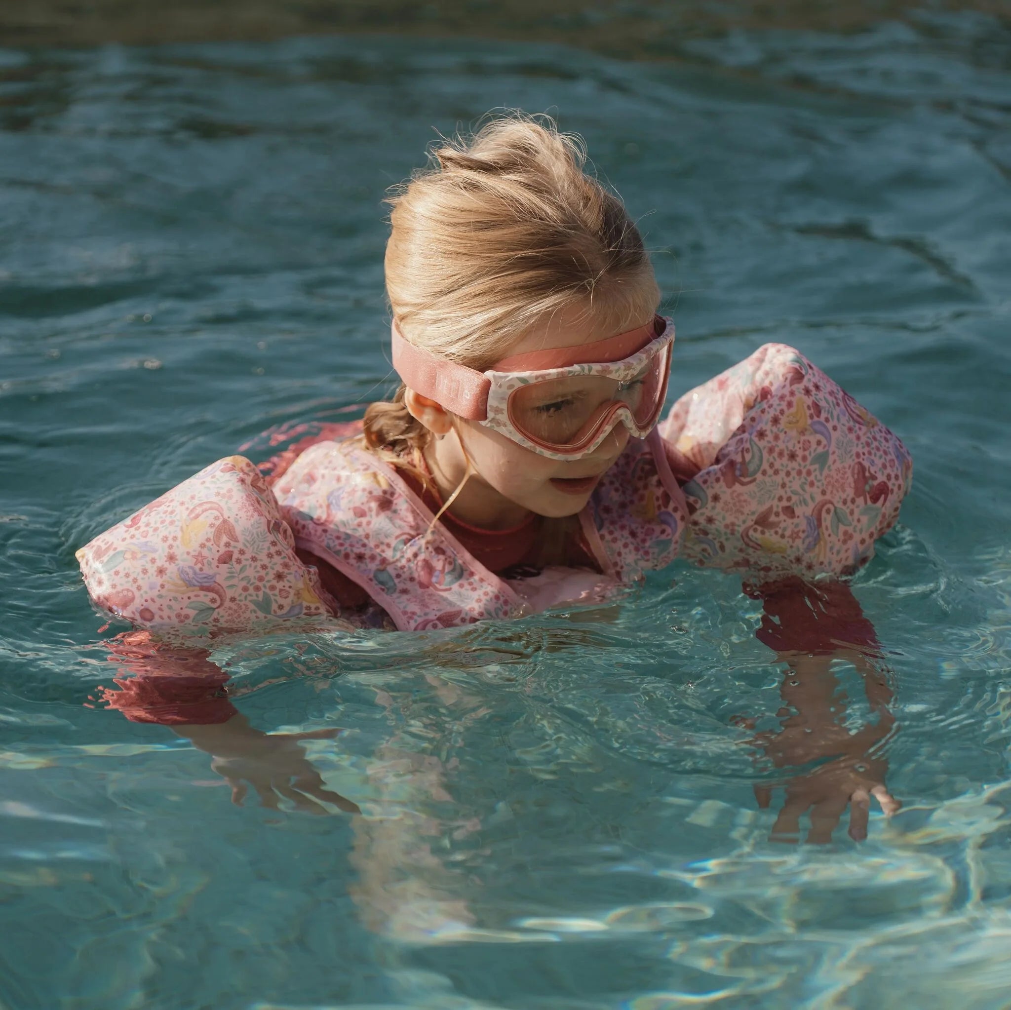 Little Dutch ochelari de inot 3-8 ani Dreamy Mermaid Pink