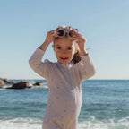 Little Dutch ochelari de soare copii 2-4 ani Dreamy Purple Stripes