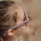 Little Dutch ochelari de soare copii 2-4 ani Dreamy Purple Stripes