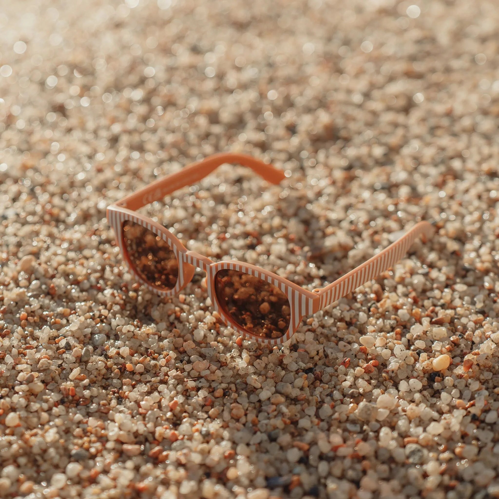 Little Dutch ochelari de soare copii 2-4 ani Ocean Brown Stripes