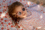 Little Dutch ochelari de soare UV400 2-5 ani Flower Pink