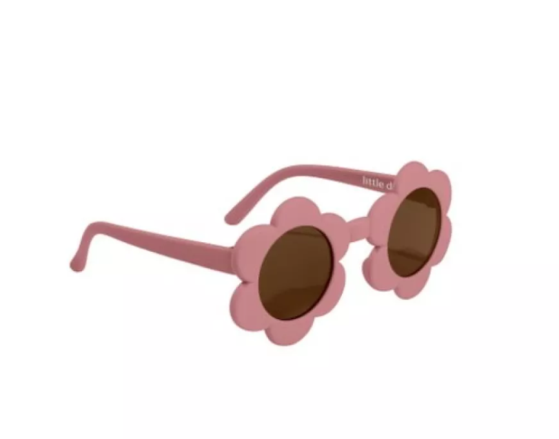 Little Dutch ochelari de soare UV400 2-5 ani Flower Pink