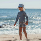 Little Dutch palarie de soare cu protectie UV40+ 0-48 luni Ocean Splash