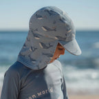 Little Dutch palarie de soare cu protectie UV40+ 0-48 luni Ocean Splash