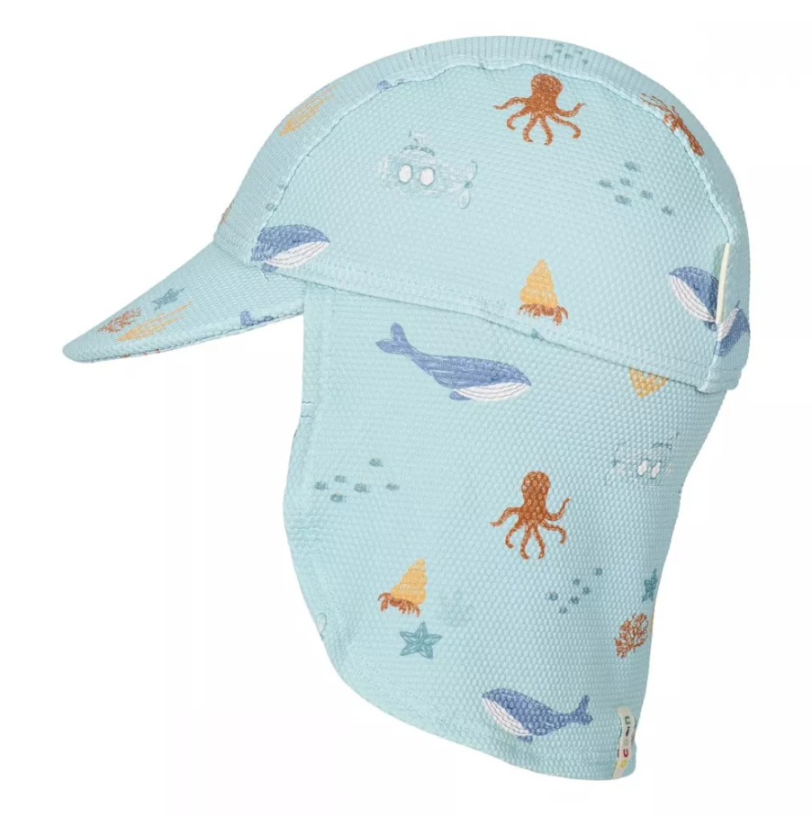 Little Dutch palarie de soare cu protectie UV40+ 0-48 luni Ocean Friends