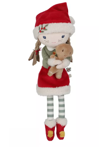 Little Dutch papusa textila de craciun 12m+ Rosa cu turta dulce Imagine principală a produsului