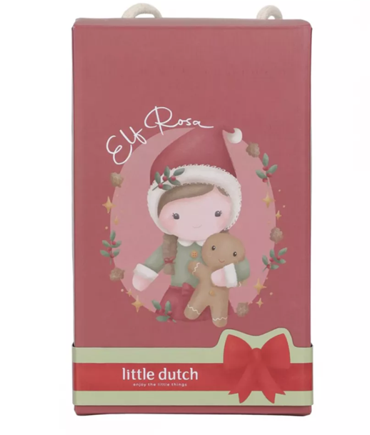 Little Dutch papusa textila de craciun 12m+ Rosa cu turta dulce