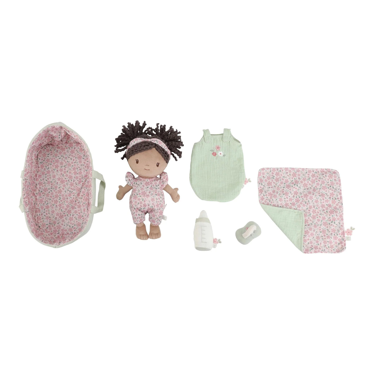 Little Dutch papusa EVI in cosulet cu accesorii 12m+