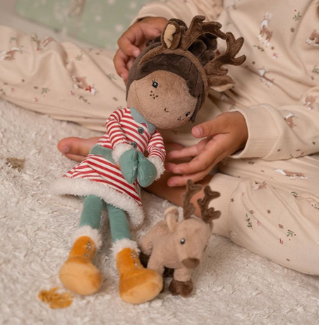 Little Dutch papusa textila editie speciala de craciun 12m+ Evi