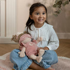 Little Dutch papusa textila certificata GRS 37 cm 12m+ Sleeping Rosa