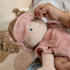 Little Dutch papusa textila certificata GRS 37 cm 12m+ Sleeping Rosa