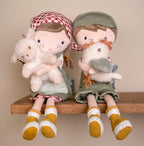 Little Dutch papusa textila de 35 cm 12m+ Little Farm Jim cu pui