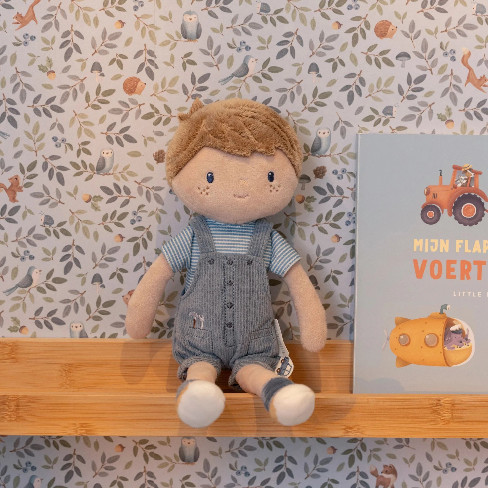 Little Dutch papusa textila mini 10 cm 12m+ Jim