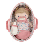 Little Dutch papusa textila in cosulet 12m+ Rosa