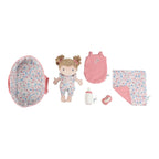 Little Dutch papusa textila in cosulet 12m+ Rosa