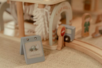 Little Dutch parcare din lemn FSC cu accesorii 3 ani+ Blue