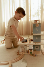 Little Dutch parcare din lemn FSC cu accesorii 3 ani+ Blue