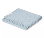 Little Dutch patura dublata din bumbac organic 70x100 cm 0m+ Pure Denim Blue