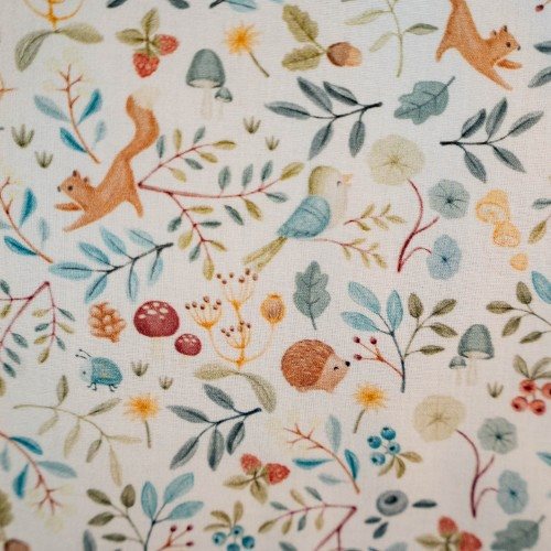 Little Dutch patura matlasata 70x100 cm 0m+ Forest Friends Forest Wonders