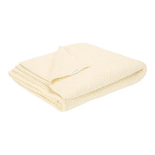 Little Dutch patura tricotata Pure 70x100 cm 0m+ Soft White Imagine principală a produsului