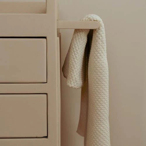 Little Dutch patura tricotata Pure 70x100 cm 0m+ Soft White
