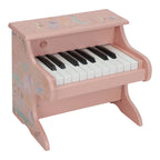 Little Dutch pian din lemn FSC 18m+ Safari Friends Pink