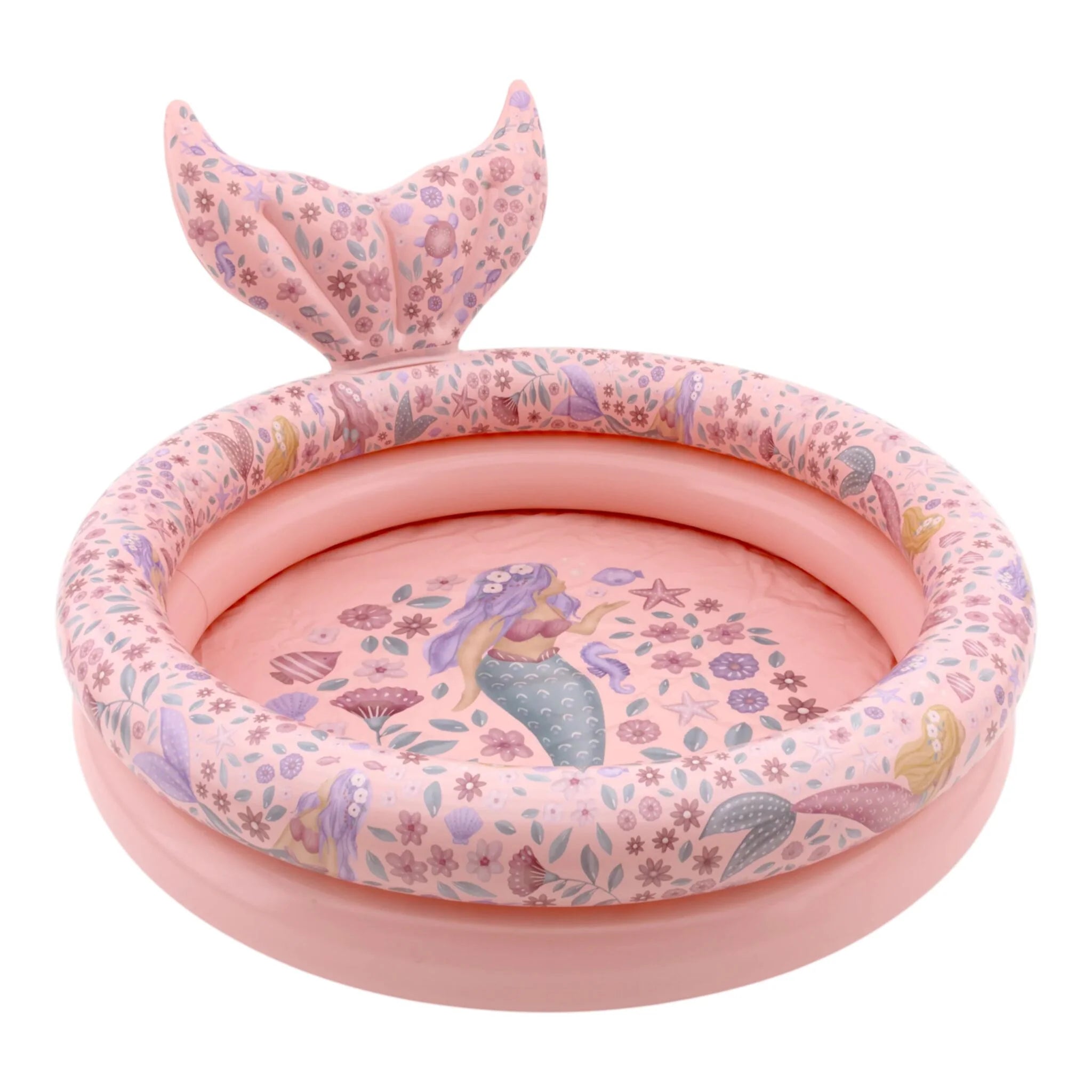Little Dutch piscina gonflabila 80 cm 2 ani+ Dreamy Mermaid Pink Imagine principală a produsului