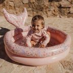 Little Dutch piscina gonflabila 80 cm 2 ani+ Dreamy Mermaid Pink
