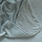 Little Dutch prosop cu gluga BBC organic 75x75 cm 0m+ Pure Denim