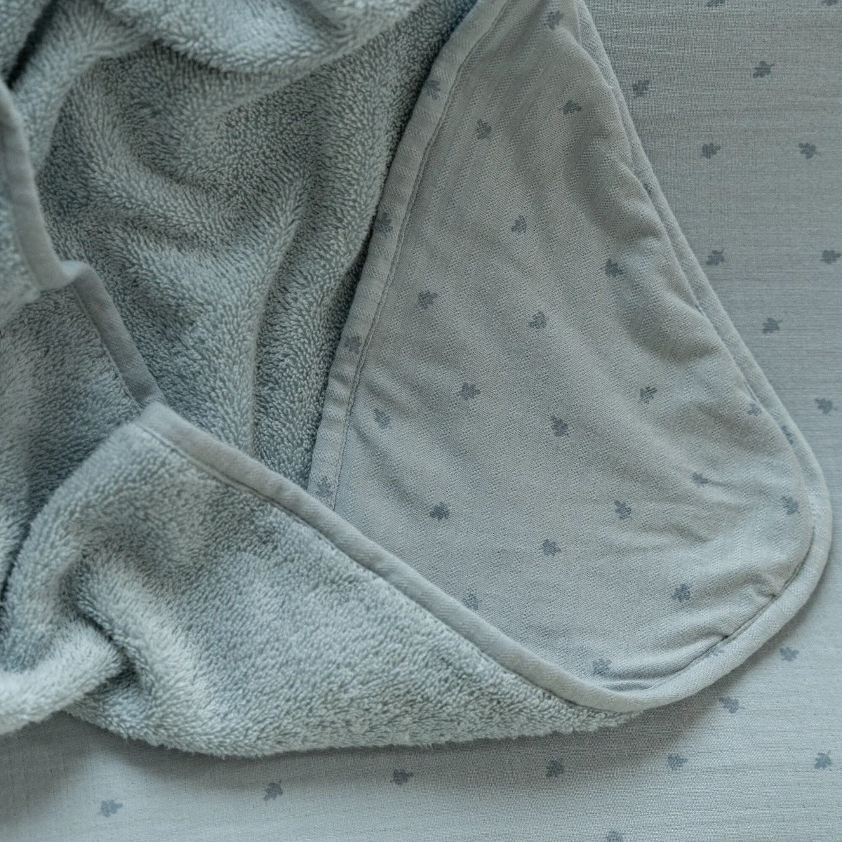 Little Dutch prosop cu gluga BBC organic 100x100 cm 0m+ Blue