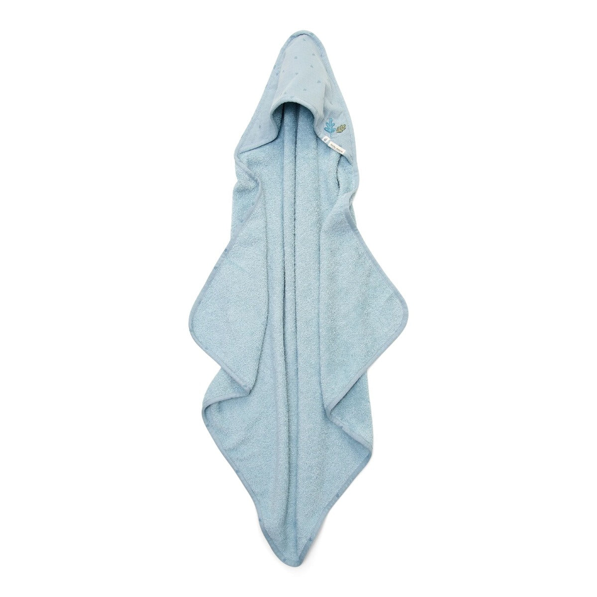 Little Dutch prosop cu gluga BBC organic 100x100 cm 0m+ Blue