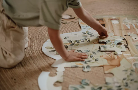 Little Dutch puzzle XL 4 ani+ Forest Friends