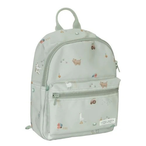 Little Dutch rucsac pentru copii 2-5 ani Green - Little Farm