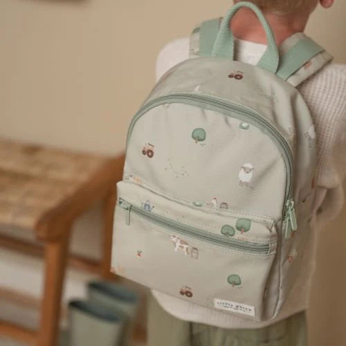 Little Dutch rucsac pentru copii 2-5 ani Green - Little Farm