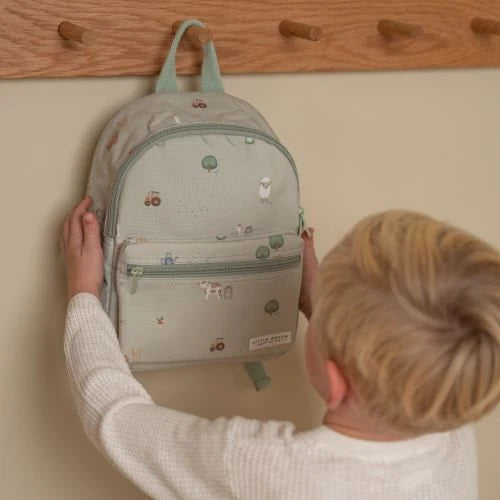 Little Dutch rucsac pentru copii 2-5 ani Green - Little Farm
