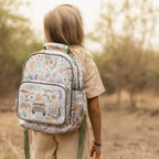 Little Dutch rucsac pentru copii 2-5 ani Safari Friends White