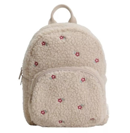 Little Dutch rucsac pentru copii din material teddy 3 ani+ Fairy Garden Sand