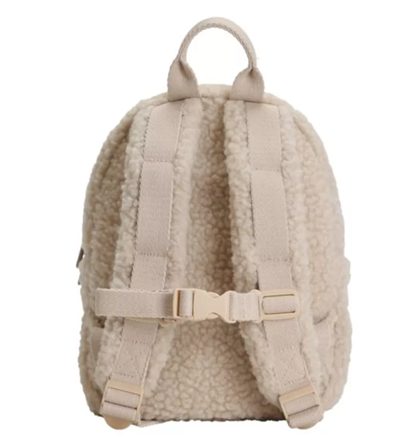 Little Dutch rucsac pentru copii din material teddy 3 ani+ Fairy Garden Sand