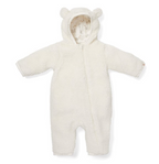 Little Dutch salopeta captusita cu gluga 0--12 luni Baby Bunny Off white