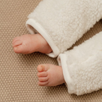 Little Dutch salopeta captusita cu gluga 0--12 luni Baby Bunny Off white