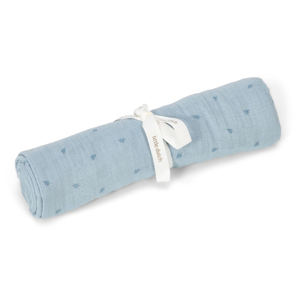 Little Dutch scutec muselina BBC 120x120 cm 0m+ Pure Denim Imagine principală a produsului