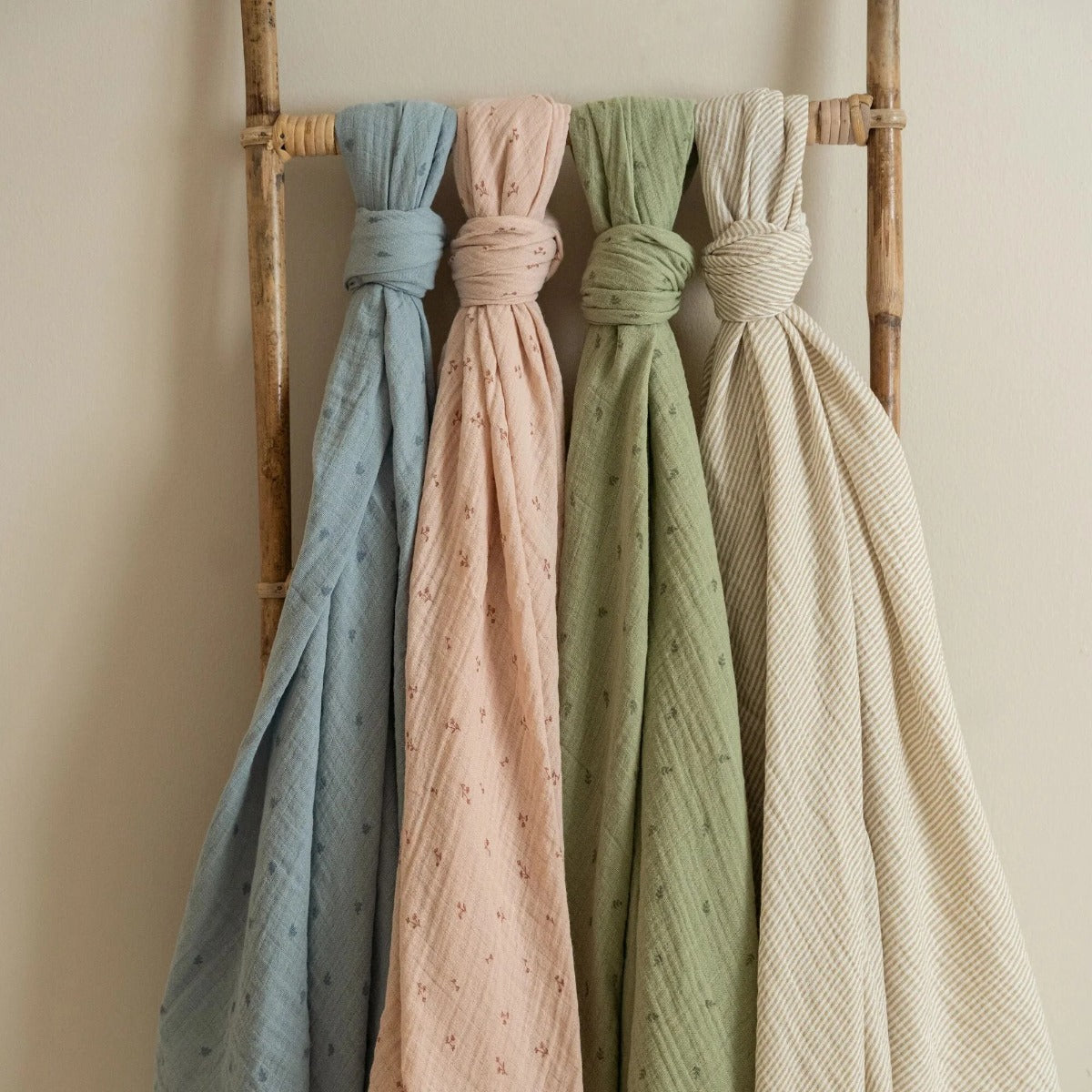 Little Dutch scutec muselina BBC 120x120 cm 0m+ Pure Sage