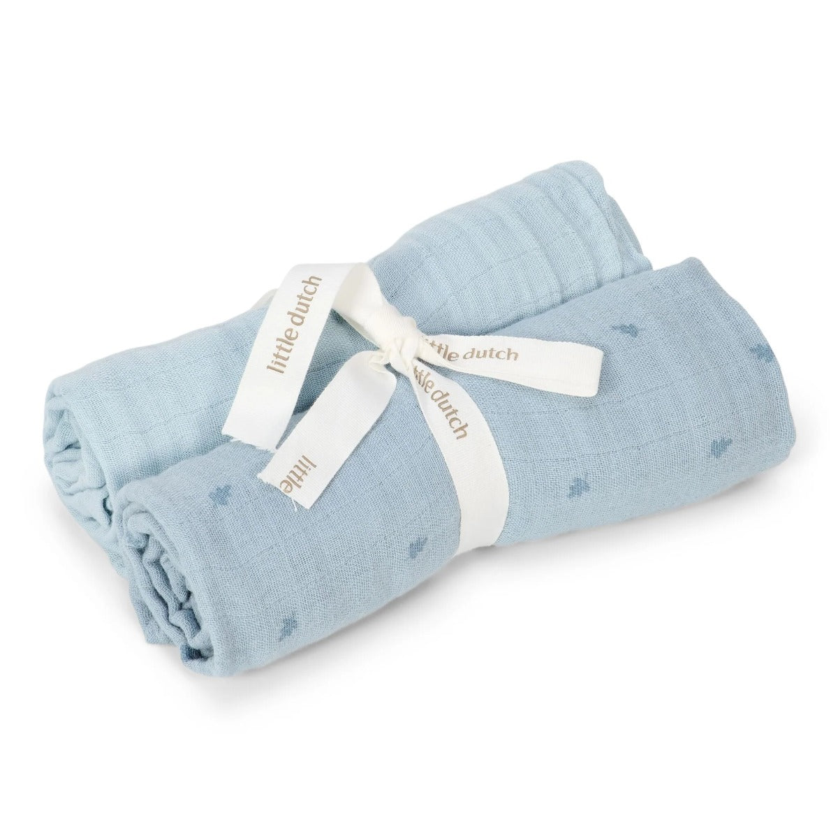 Little Dutch scutece muselina 70x70 cm 0m+ 2 buc Blue Imagine principală a produsului