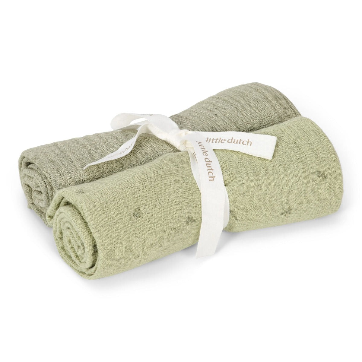 Little Dutch scutece muselina 70x70 cm 0m+ 2 buc Sage Imagine principală a produsului