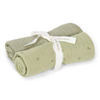 Little Dutch scutece muselina 70x70 cm 0m+ 2 buc Sage