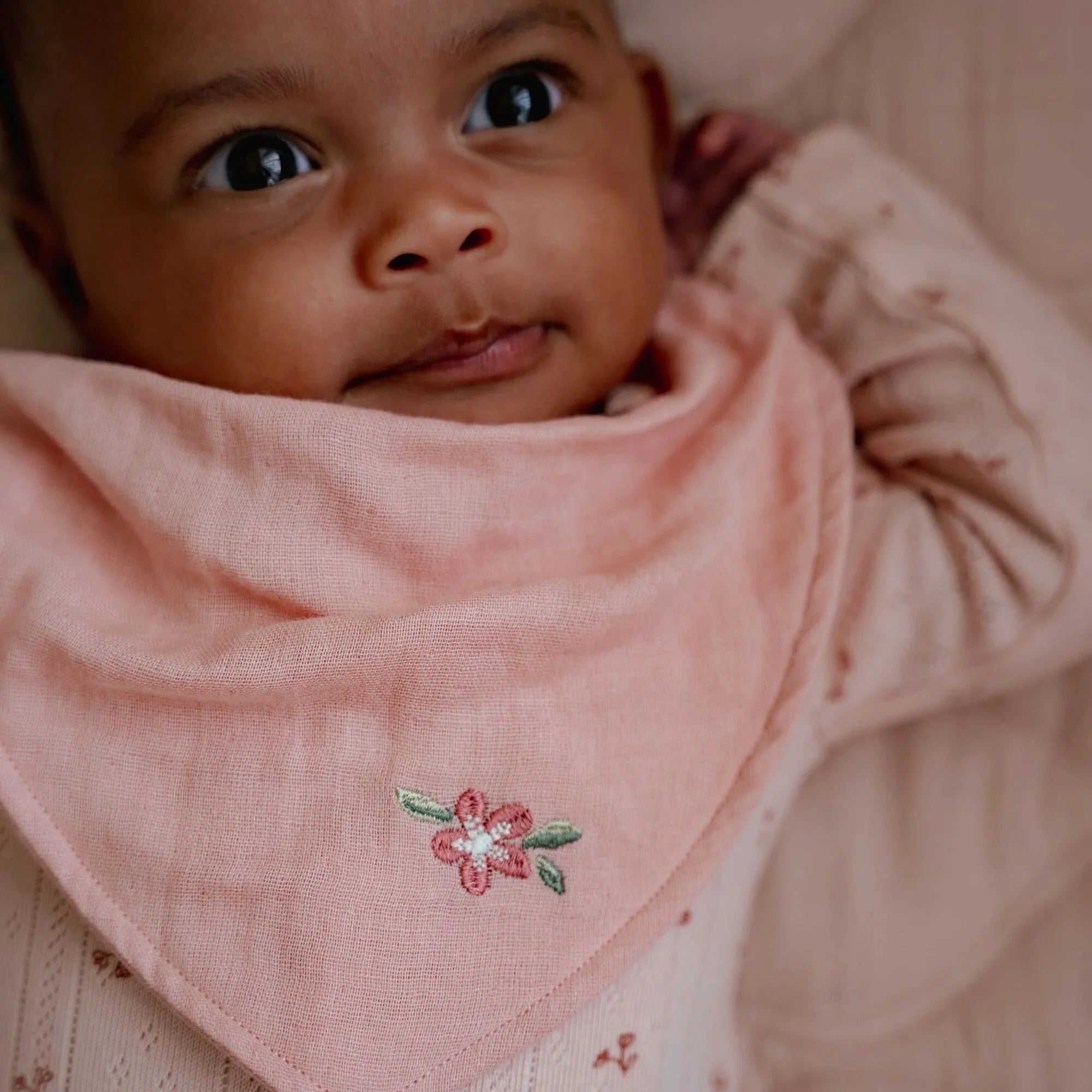 Little Dutch set baveta bandada 2 buc 0m+ Pure Blossom