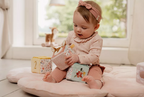 Little Dutch set 4 cuburi senzoriale pentru bebelusi 0m+ Fairy Garden