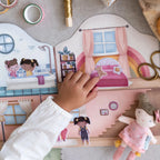 Little Dutch set 60 de autocolante reutilizabile 3 ani+ Rosa